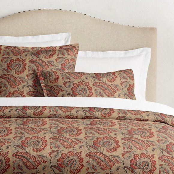 Pottery Barn Dottie Kalamkari Organic Cotton Standard Size Sham NWT - Picture 1 of 4